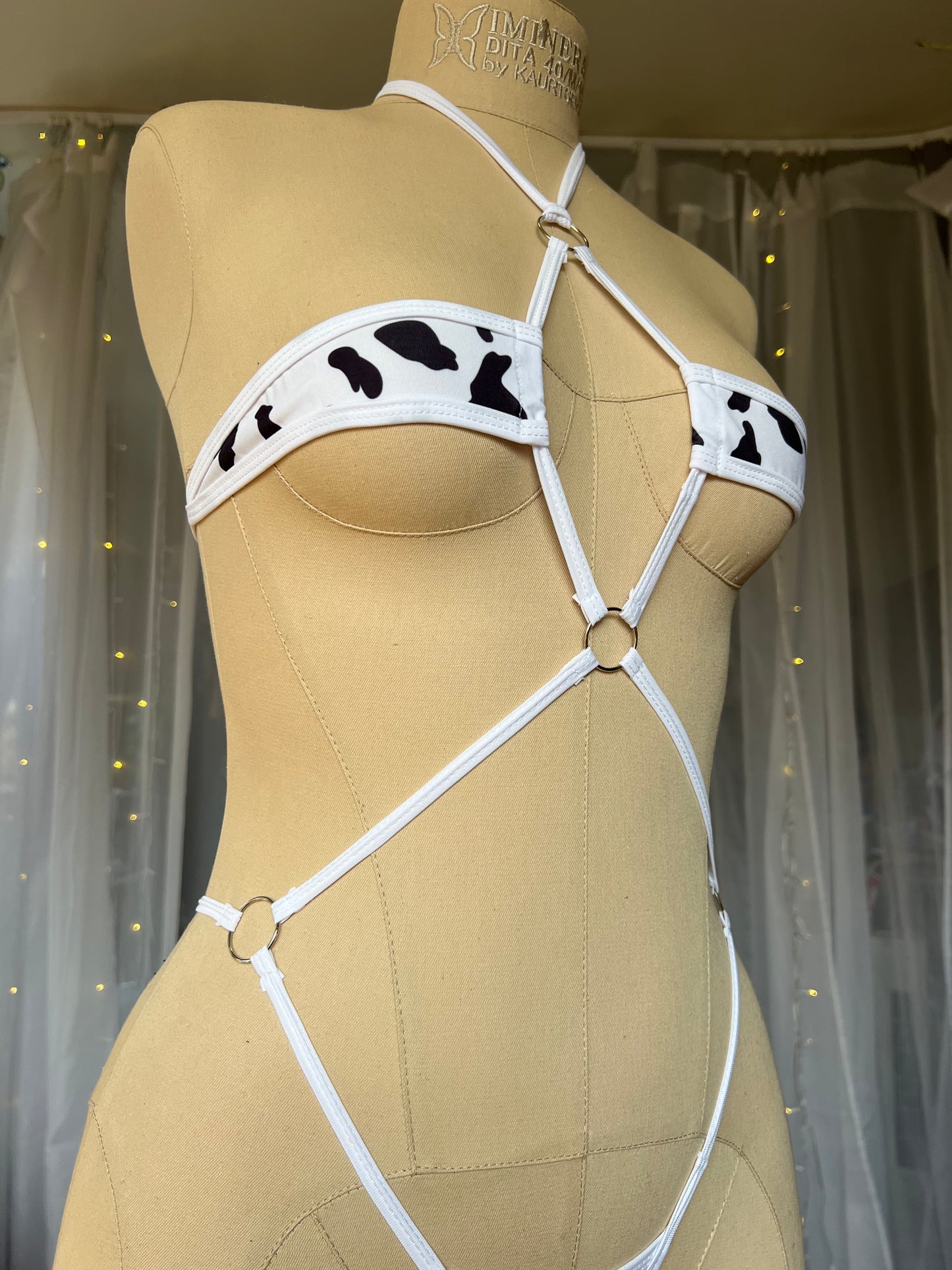 Cow Print Monokini
